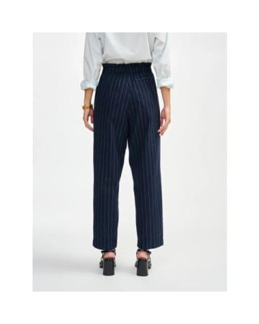 Lilo Trousers Pinstripe di Bellerose in Blue