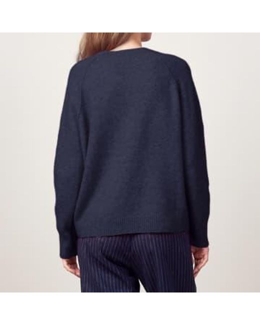 Hartford Blue Alpaca Wool Sweater 2