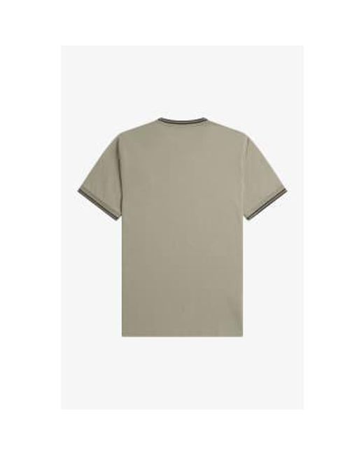 T-shirt twin tipped / carrington brick Fred Perry pour homme en coloris Gray