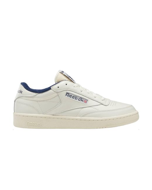 Reebok Scarpe Club C 85 Vintage Uomo Chalk/alabaster/vector Navy in White  for Men | Lyst