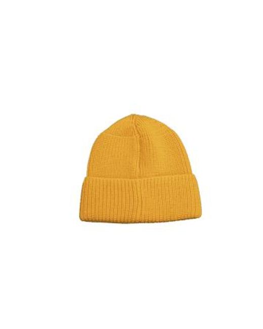 Homecore Yellow Merino Hat Dijon Os for men