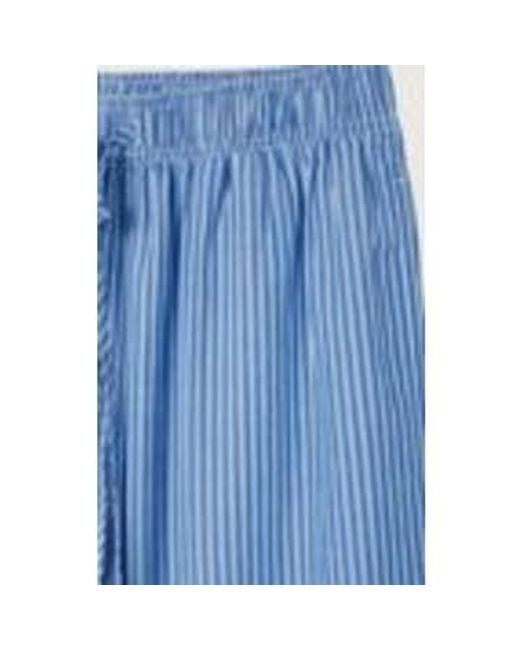 Pantalones zatybay en stripes American Vintage de color Blue