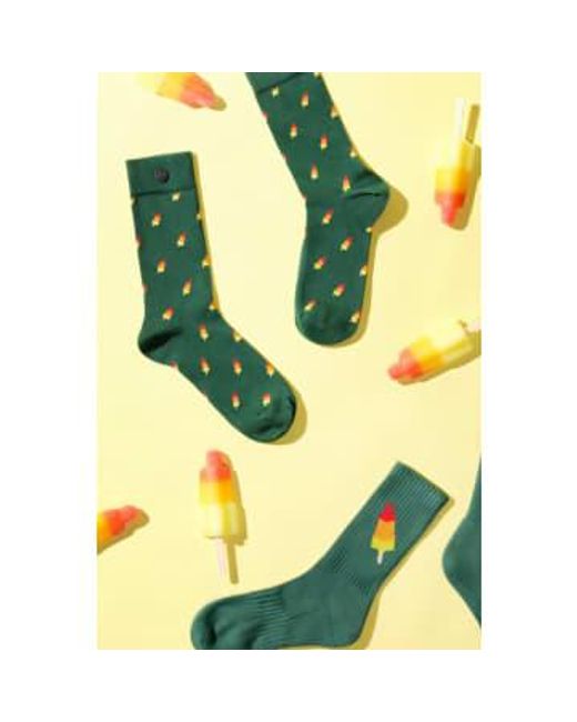 Adam Lippes Green Socks Rockets Sustainable 36-40