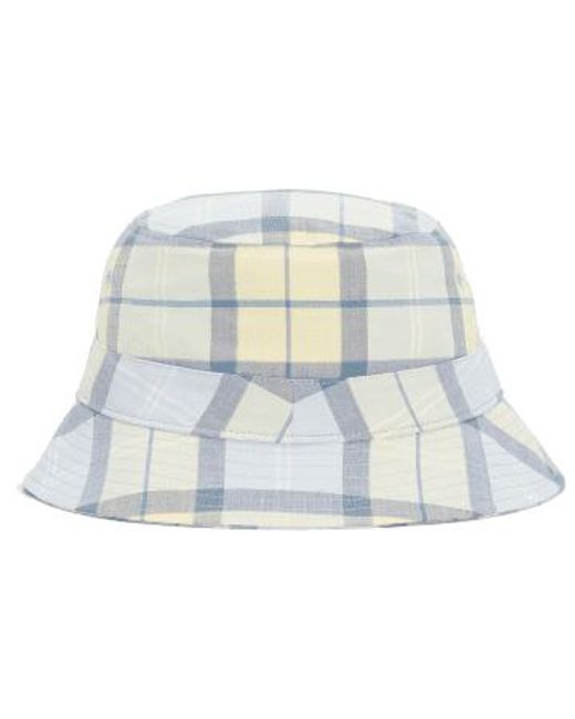 Barbour Blue Tartan Bucket Hat Sandsend M for men