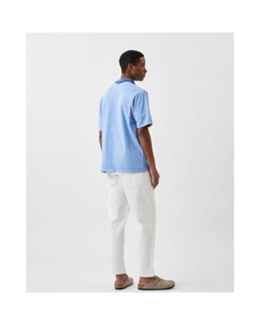 Lono Hydrangea Short Sleeved T Shirt di Minimum in Blue da Uomo