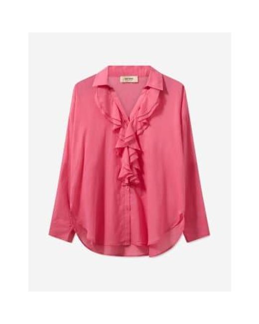 Mmjelena camisa voile tamaño: m, col: Mos Mosh de color Pink