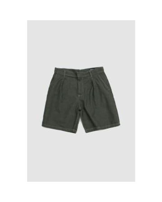 Arpenteur Page Stone Washed Shorts Green for men