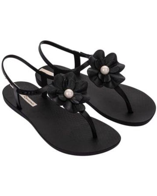 Flore sandale noire perle Ipanema en coloris Black