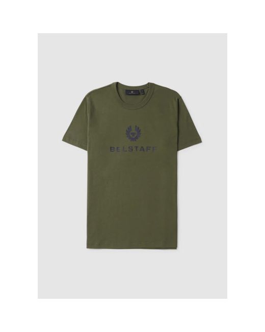 T-shirt signature Mens dans True Olive Belstaff pour homme en coloris Green