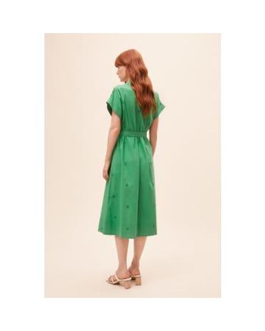 Suncoo Green Coco Dress T0-uk8