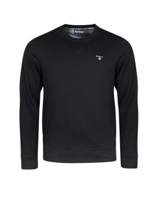 Barbour Black Ridsdale Crew-neck Sweatshirt Xl for men