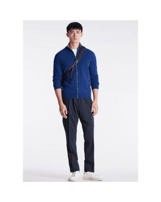 Paul Smith Blue Cobalt Cashmere Cardigan Size M for men