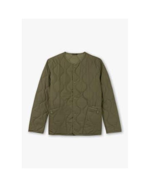 Mens Utility Liddesdale Quilted Jacket In Tarmac di Barbour in Green da Uomo