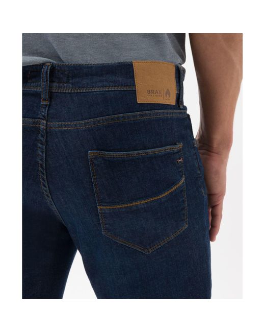 Brax Mid Blue Denim Cadiz Jeans for Men | Lyst