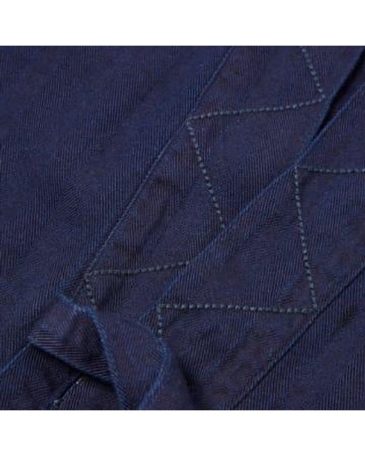Universal Works Krawatte frontjacke fischgramm 30684 indigo in Blue für Herren