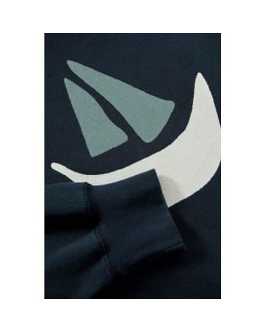 La Paz Blue Dark Navy Boat Cunha Sweatshirt / S for men