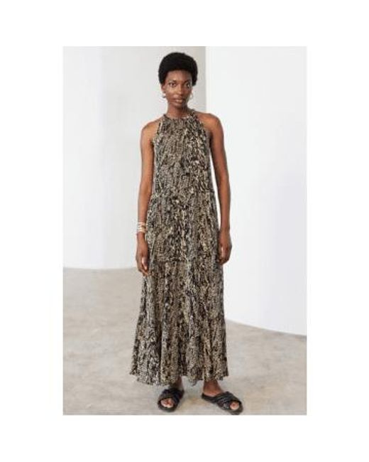 SKATÏE Metallic Vestido Bambula Dress
