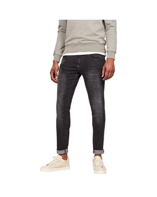 G-Star RAW Blue G-Star Revend Skinny Jeans for men