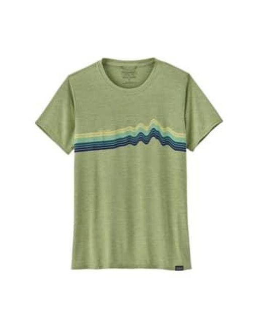 T-shirt cap cool graphic graphique donna salvia vert x-dye Patagonia en coloris Green
