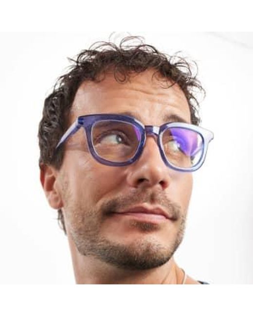 Or Osterbro Sustainable Light Glasses Or Glossy Aqua di Barner in Blue