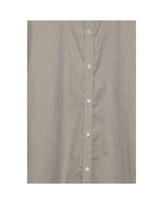 Clerkenwell Tab Shirt Floyd Stripe di Oliver Spencer in Gray da Uomo