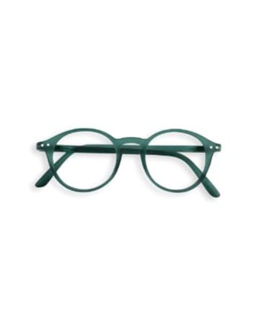 Izipizi Green Crystal Style D Reading Glasses +1 for men