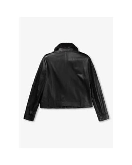 Womens Rowan Leather Jacket In di Belstaff in Black