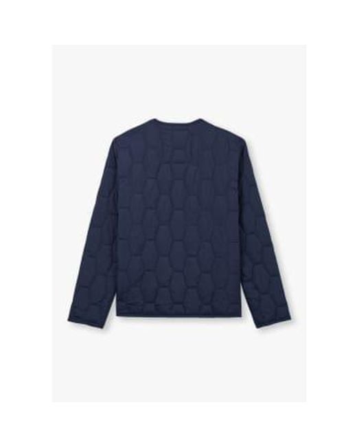 Penfield Blue S Hexagon Quilt Liner Jacket for men