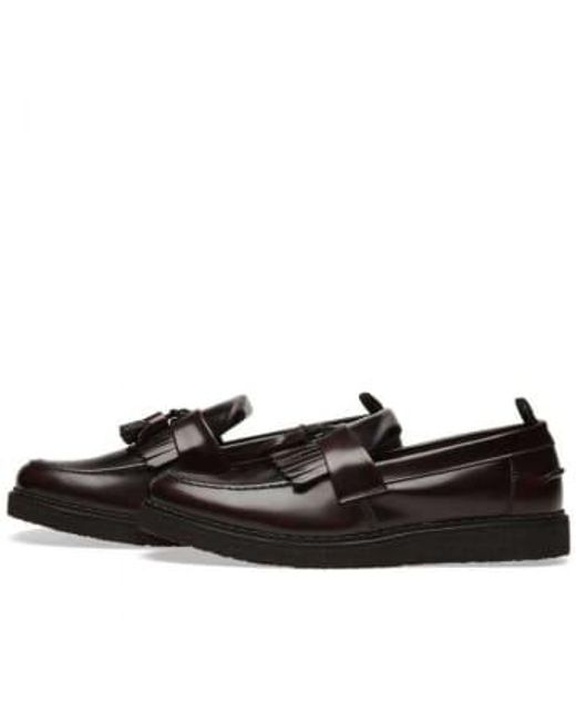 Fred Perry Black X George Cox Tassel Loafer B9278 Oxblood 40 for men