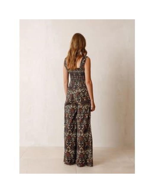 Indi & Cold Brown Aztec Print Trousers S