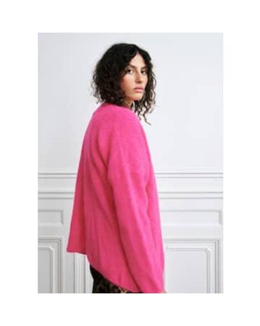 FRNCH Pink Piper Cardigan / S/m