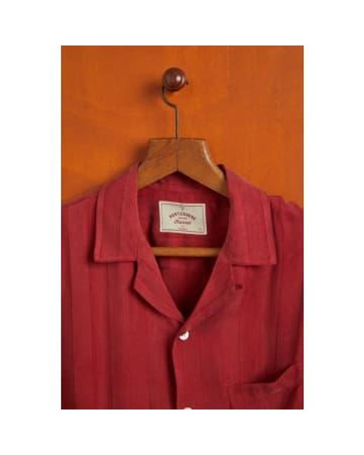 Portuguese Flannel Red Cupro Bordeaux S for men