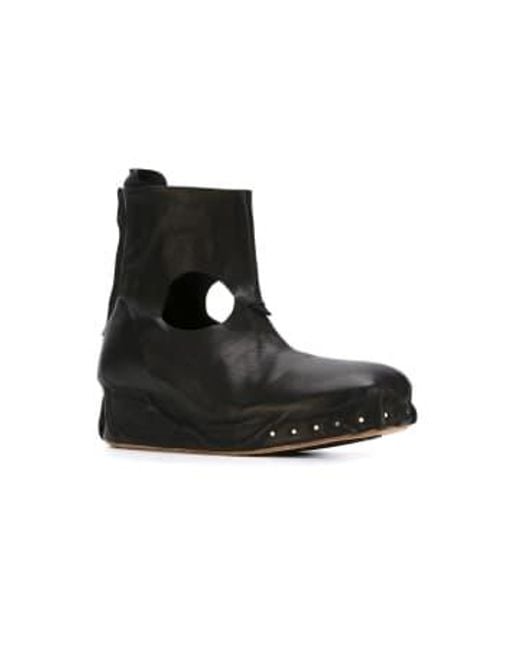 Masnada Black Boots Leather