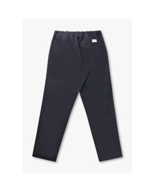 Norse Projects Blue S Ezra Relaxed Organic Stretch Twill Trousers for men