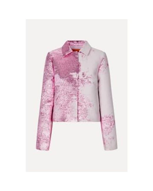 Impresionista wild bloom kiana womens chaqueta Stine Goya de color Pink