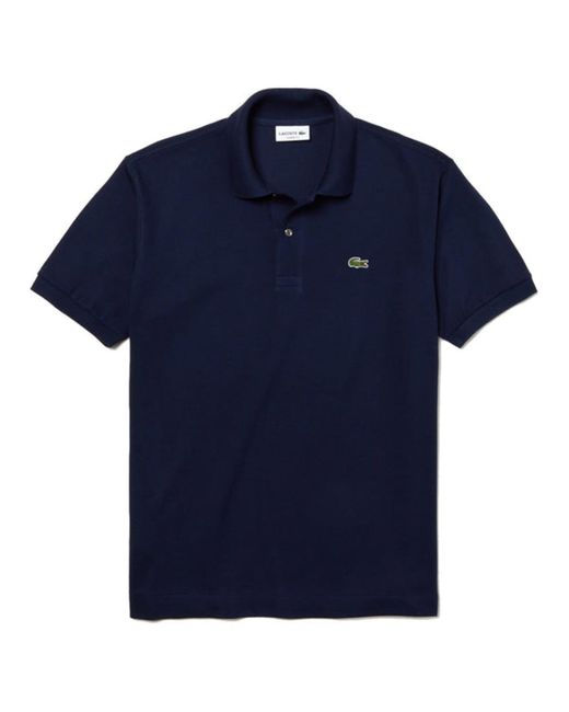 Lacoste Cotton Classic Fit L.12.12 Polo Shirt Navy Blue • 166 for Men | Lyst