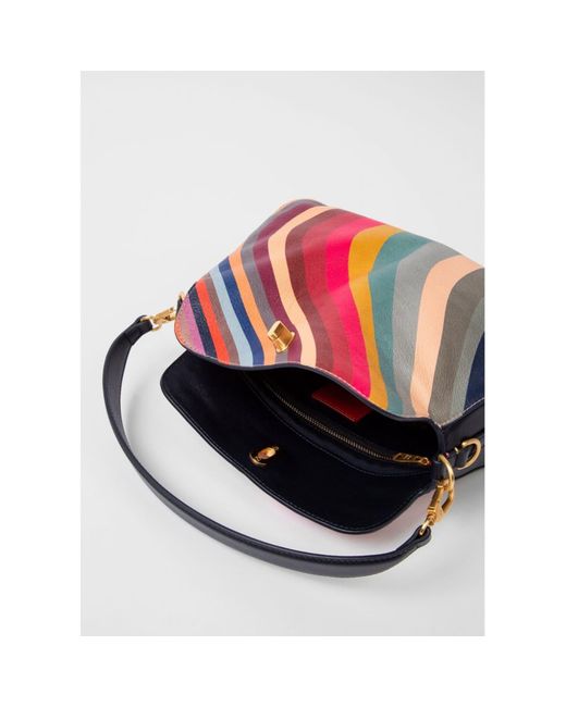 PAUL SMITH, Swirl Medium Hobo Bag, Multi 90