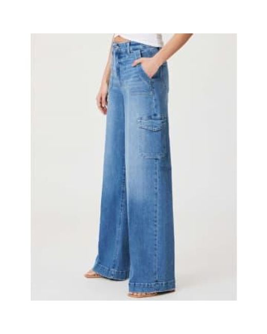 PAIGE Blue – Harper Utility Jeans – Valen