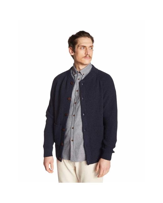 Pull Cardigan Gaspard Olow pour homme en coloris Blue