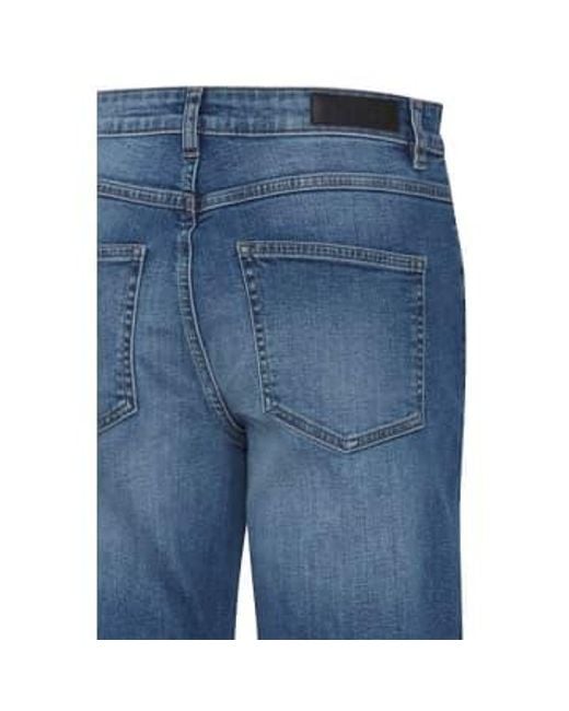 Ichi Blue twiggy Loose Fit Straight Jeans