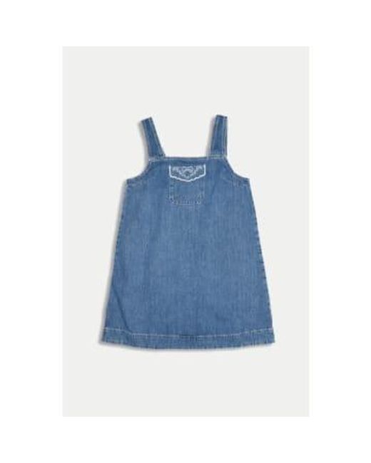 Damson Madder Blue Nancy Mini Dress / L
