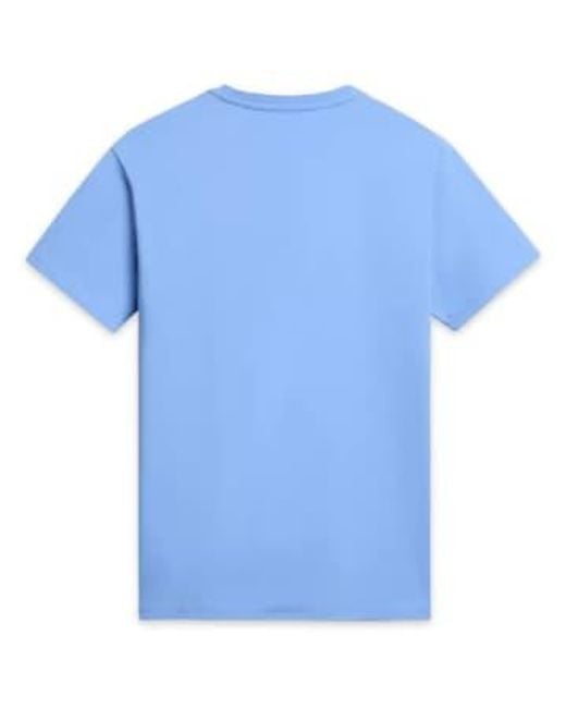 Napapijri Blue Salis Norwegian Flag T-shirt Flower Small for men