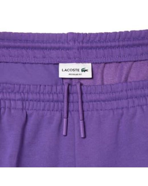 Lacoste Purple Jog Short Gh9627 for men