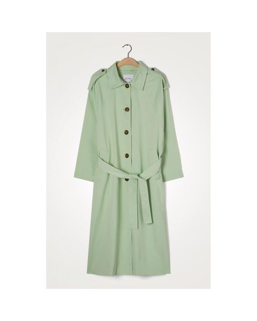 American Vintage Green Trenchcoat