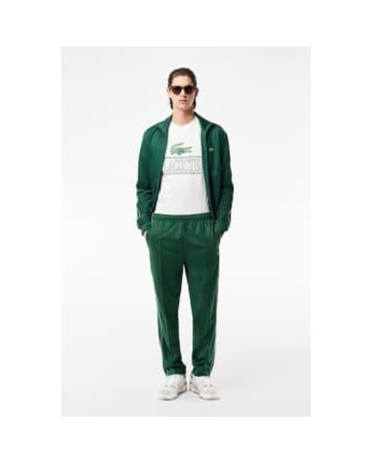 Jersey coton lourd en coton lourd en forme fit Lacoste pour homme en coloris Green