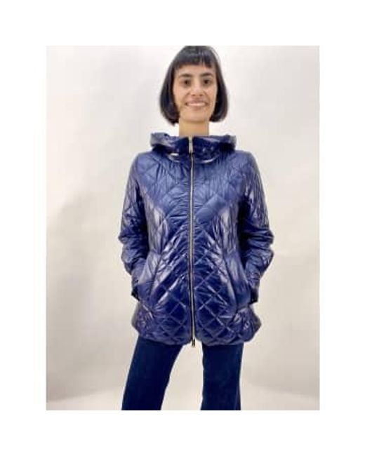 Marella Blue Arold Quilted Jacket