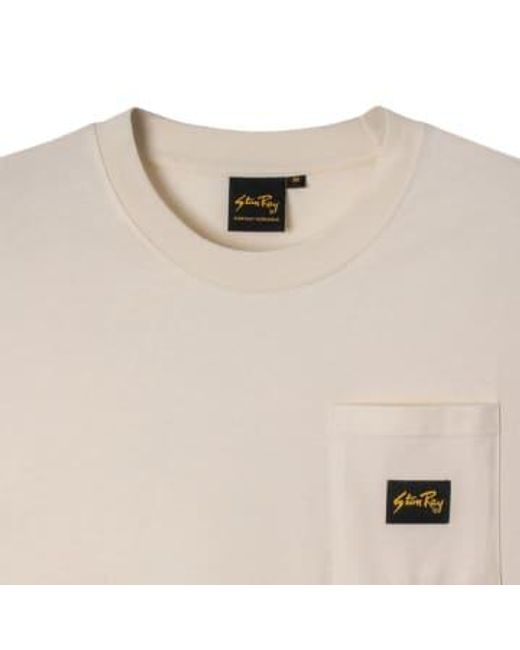 Stan Ray White Patch Pocket T-shirt for men