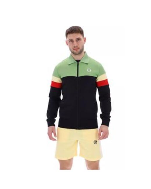 Sergio Tacchini Green Tomme Track Top for men