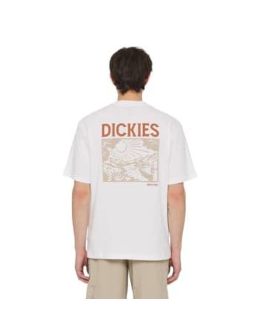 Camiseta patrick springs uomo Dickies de hombre de color White