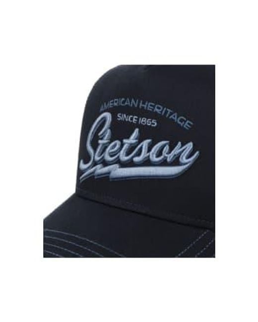 Stetson Blue Since 1865 Trucker Cap for men